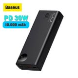  Pin Sạc Dự Phòng Sạc Nhanh Baseus Adaman2 Digital Display Fast Charge Power Bank 10000mAh 30W (Adaman Gen2, PD/QC/SCP/FCP/AFC Multi Quick Charge Support) 