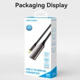  Cáp Chuyển Type-C sang HDMI2.1 VENTION CRD (0.25M, 8K@60Hz, 4K@144Hz/120Hz, 3D Support, Dynamic HDR, HDCP 2.3, 12-Bit Color Depth, eARC, QMS, VRR) 