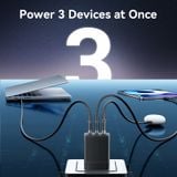  Củ Sạc Nhanh 2C+1A VENTION FER 65W (GaN III) 