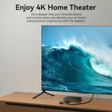  Cáp Chuyển HDMI to DisplayPort 4K VENTION ABJ (4K@60Hz, 18Gbps, With USB Power Port) 