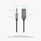  USB Bluetooth With Coiled Cable 1.5M VENTION NAG (Bluetooth v5.0, Tích Hợp Mic) 