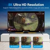  Cáp DisplayPort VENTION HCD 8K (DP1.4, 8K@60Hz / 4K@144Hz, Dynamic HDR, 32.4Gbps, 32bit/1536kHz Audio quality, 3D Visual Effect, G-Sync & Free Sync support, PLCM, AC-3, and DTS) 