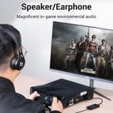  Card Mở Rộng Âm Thanh USB to 3.5mm VENTION CDR (Có Nút Điểu Chỉnh Âm Lượng) 