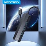  Hub Mở Rộng Kết Nối Đa Năng 4-in-1 VENTION CHN (USB3.0*3, 1*RJ-45 Gigabit Ethernet) 
