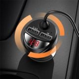 Tẩu Sạc Xe Hơi USAMS US-CC119 C22 Dual USB 3.4A Car Charger (With Cable 3 IN 1) 