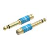  Jack Chuyển Đổi Âm Thanh 6.5mm to RCA VENTION VDD-C03 (Male to Female) 