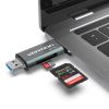  Đầu Đọc Thẻ Nhớ OTG 2 in 1 Type C/Micro USB/USB 3.0 to SD/TF VENTION CCH (5Gbps) 