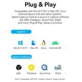  Cáp Chuyển Stream Video Capture Card Độ Nét Cao HDMI-A to Type-C/USB VENTION ACW (1080@60Hz) 