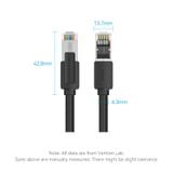  Cáp Mạng Tốc Độ Cao SFTP Cat8 VENTION IKK (40Gbps/2000MHz) 