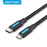  Cáp chuyển C sang Micro-B VENTION COV (USB 2.0, 2A) 