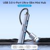  HUB Chia Cổng USB 4-Port Ultra-Slim Mini VENTION CKO (USB 3.0 to USB 3.0/USB 2.0*3) 