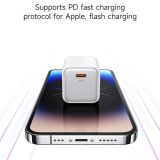  Củ Sạc Nhanh USAMS CC184 Fast Charging 1C Series PD 20W 