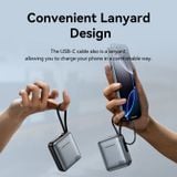  Pin Dự Phòng VENTION 10000mAh 35W (Digital Dislplay, With Type-C Built-in Cable) 