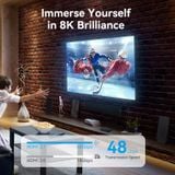  Đầu Chuyển HDMI 8K Male to Female VENTION AIV (8K@60Hz / 4K@120Hz / 2K@144Hz / 1080P@160Hz, 48Gbps, HDR Dynamic, 3D Video, VRR, QMS, ALLM, 1536kHz Audio Sampling Rate, eARC, 32 Audio Channels, Support for Multiple Audio Streams) 