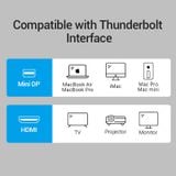  Đầu Chuyển Mini DisplayPort to HDMI1.4 4K VENTION HBC (Thunderbolt 2, 4K@30Hz) 