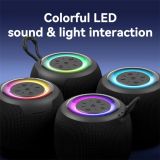  Loa Bluetooth Di Động Mini USAMS YX014 (Bluetooth v5.3, 1200mAh, Subwoofer, with Colorful Light, 360° Surround Sound) 