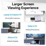  Cáp Chuyển Type-C to HDMI VENTION CRI 4K@60Hz (4K@60Hz, HDCP2.2, 3D Visual Effect, Audio & Video Sync, Steady Signal Transmission, Support Thunderbolt 4 / USB4) 