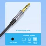  Jack Chuyển Âm Thanh 3.5mm to 2*6.5mm VENTION BAR (TRS Cable AUX) 