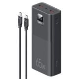  Pin Dự Phòng USAMS CD185 30000mAh 65W (Digital Display, Kèm cáp C to C 100W, PD/QC/FCP/AFC) 