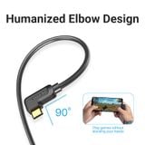  Cáp Chuyển Type-C to HDMI 4K VENTION CGV (4K@60Hz, Right Angle Cable) 