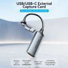  Cáp Chuyển Stream Video Capture Card Độ Nét Cao HDMI-A to Type-C/USB VENTION ACW (1080@60Hz) 