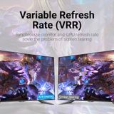  Cáp HDMI2.1 VENTION ALC (1080P@160Hz / 2K@144Hz / 4K@120Hz / 8K@60Hz, Static HDR, Dynamic HDR, VRR, QMS, ALLM, 32 audio channels, 1536KHz audio sampling rate, eARC, QFT, 3D Vision) 