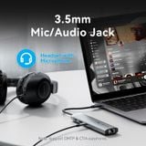 HUB Mở Rộng Kết Nối Đa Năng 9-in-1 VENTION TGV (Type-C to HDMI4K@60Hz/1*USB 3.2 Gen 1 Type-C 5Gbps/1*USB 3.0 5Gbps/1*USB 2.0 480Mbps/RJ45 1Gbps/1*SD&TF/1*TRRS 3.5mm/1*Type-C PD100W) 
