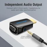  Đầu Chuyển HDMI to VGA with 3.5MM Audio VENTION AID (1080p@60Hz) 