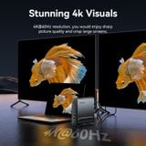  HUB Mở Rộng Đa Năng 15-in-1 VENTION TPU (C to DP/HDMI x 2/USB 3.2 Gen 2 Type-C/USB 3.2 Gen 2 Type-A x 2/USB 3.2 Gen 1 Type-C/USB 3.0/USB 2.0 x 2/RJ45/SD/TF/3.5mm TRRS/PD, MST Support) 