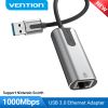  HUB Kết Nối Mạng VENTION CEW (USB 3.0-A to Gigabit Ethernet) 