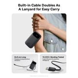  Pin Dự Phòng Sạc Nhanh Baseus Qpow3 Dual-Cable Digital Display 22.5W (10000mAh / 20000mAh, Type-C + Lightning cable) 
