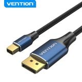  Cáp Chuyển Mini DisplayPort sang DisplayPort 8K VENTION HCF (8K@60Hz/4K@144Hz, HDR, 32.4Gbps Bandwidth, Bi-Direction, Cotton Braided) 