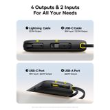  Pin Dự Phòng Sạc Nhanh Baseus Qpow3 Dual-Cable Digital Display 22.5W (10000mAh / 20000mAh, Type-C + Lightning cable) 