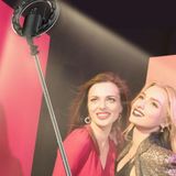  Gậy chụp hình tích hợp Tripod và Đèn USAMS ZB241 Portable Live Show LED Ring Light Selfie Stick With Tripod (Max Height: 1.68m) 