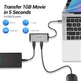  Hub Mở Rộng Kết Nối Đa Năng VENTION TGD (Type-C to USB 3.0*3/Gigabit Ethernet/PD) 