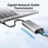  Hub Mở Rộng Kết Nối Đa Năng VENTION TGD (Type-C to USB 3.0*3/Gigabit Ethernet/PD) 