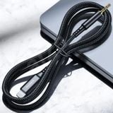  Cáp Chuyển Âm Thanh Lightning to 3.5mm CHOETECH AUX007 (1M, Non-MFI, Nylon Braided Cable) 