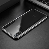  Ốp lưng Silicone dẽo trong suốt viền si Crome màu Baseus Shining Case cho iPhone XR/ XS/ XS Max ( Soft TPU Silicone) 