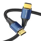  Cáp HDMI 2.1 VENTION ALGLG 8K (8K@60Hz, 1.5M, Cotton Braided, Aluminum Alloy, Dolby Vision/Dolby Sound, Dynamic HDR, 3D, Aspect Ratio 21:9, HDCP 2.2&2.3, eARC, QMS,VRR, QFT, ALLM) 