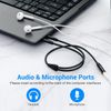  Dây cáp âm thanh chất lượng cao AUX Audio 2 in 1 VENTION BBUBF (1M, AUX Cable 3.5mm) 
