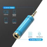  Bộ chuyển đổi jack 3.5mm to 6.35mm VENTION VAB-S04 (Male to Female) 