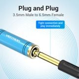  Bộ chuyển đổi jack 3.5mm to 6.35mm VENTION VAB-S04 (Male to Female) 
