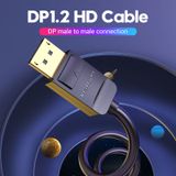  Cáp DisplayPort 1.2 VENTION HACBG 4K (1.5m, DP1.2/144Hz, 21.6Gbps, Support 3D) 