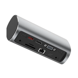  Hub Mở Rộng Kết Nối Đa Năng 12-in-1 VENTION TPJ (Type-C to HDMI/VGA/USB3.1Gen 2/Type C 3.1Gen2/USB3.0*2/RJ45/SD/TF/3.5mm/PD/DC Docking Station EU) 