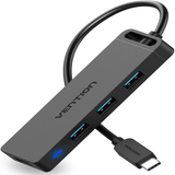  Hub Mở Rộng Kết Nối Đa Năng VENTION TGKBB (Type-C to USB 3.0*4, with Power Supply) 