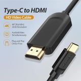  Cáp Chuyển Type-C to HDMI VENTION CGU 4K (HDMI 1.4, 4K@30Hz, Thunderbolt3) 