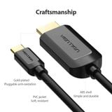  Cáp Chuyển Type-C to HDMI VENTION CGU 4K (HDMI 1.4, 4K@30Hz, Thunderbolt3) 