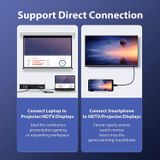  Cáp Chuyển Type-C to HDMI VENTION CGU 4K (HDMI 1.4, 4K@30Hz, Thunderbolt3) 