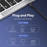  Cáp Chuyển Type-C to HDMI VENTION CGU 4K (HDMI 1.4, 4K@30Hz, Thunderbolt3) 