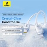  Cáp Sạc Nhanh C to Lightning Baseus Crystal 20W (480Mbps) 